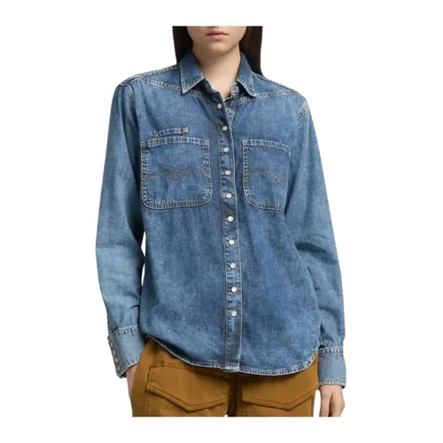 Blouses & Shirts > Denim Shirts - - Replay - Modalova