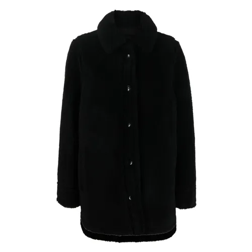 Coats > Single-Breasted Coats - - Stand Studio - Modalova