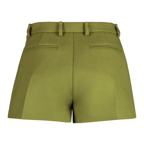 Wool Shorts - Gucci - Modalova