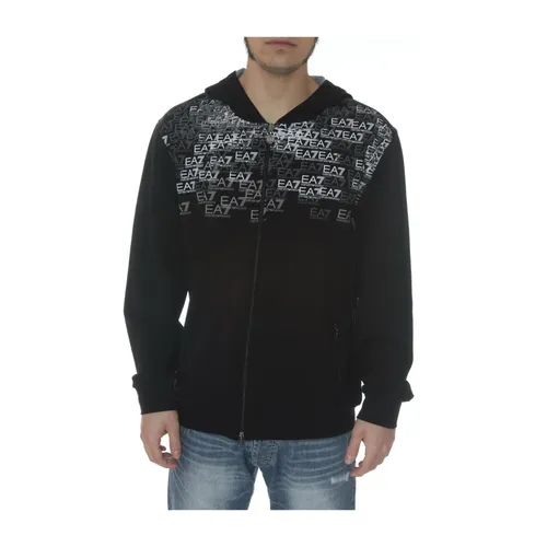 Sweatshirts & Hoodies > Zip-throughs - - Emporio Armani EA7 - Modalova