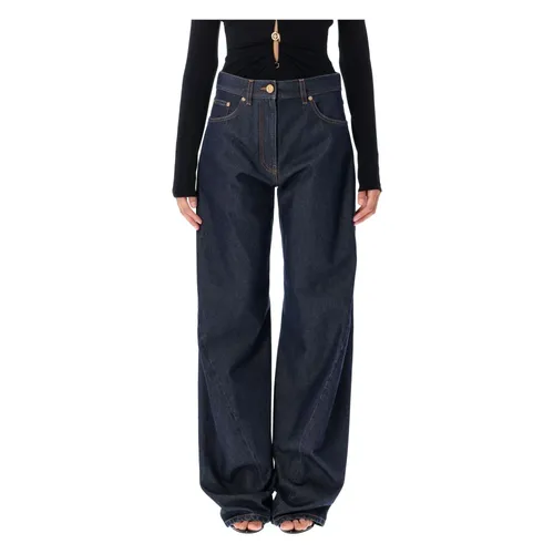 Jeans > Wide Jeans - - Versace - Modalova
