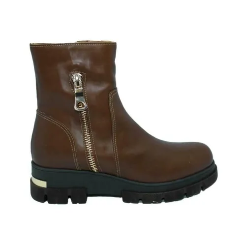 Kamel Lederkleid Stiefeletten - Albano - Modalova