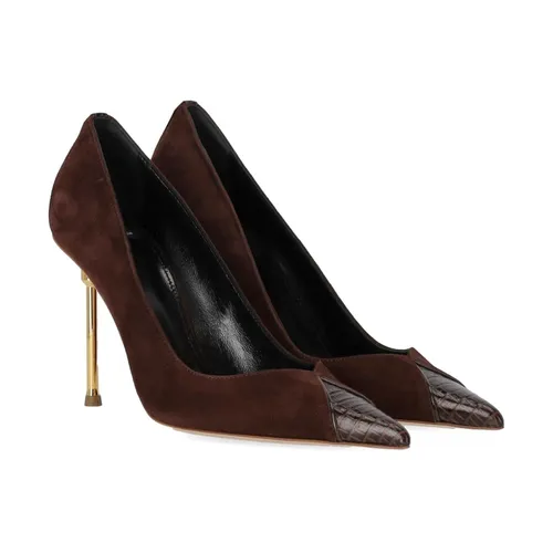 Suede Pump - Elisabetta Franchi - Modalova