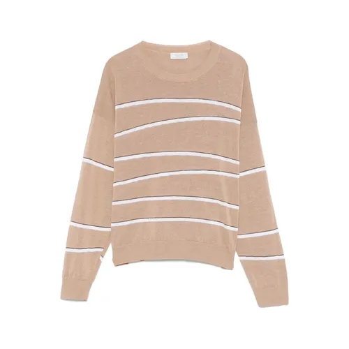 Knitwear > Round-neck Knitwear - - Peserico - Modalova