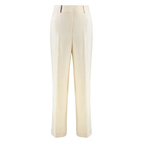 Trousers > Wide Trousers - - Peserico - Modalova