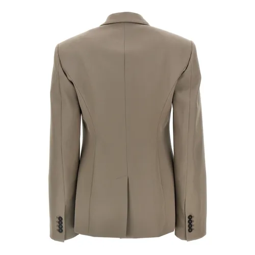 Single-Breasted Wool Blazer - The Attico - Modalova
