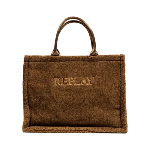 Replay - Bags > Tote Bags - Brown - Replay - Modalova