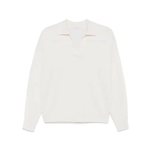 Knitwear > V-neck Knitwear - - Peserico - Modalova