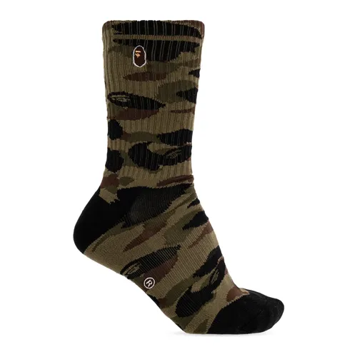 Socken mit Logo - A BATHING APE - Modalova