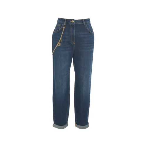 Jeans > Cropped Jeans - - Elisabetta Franchi - Modalova