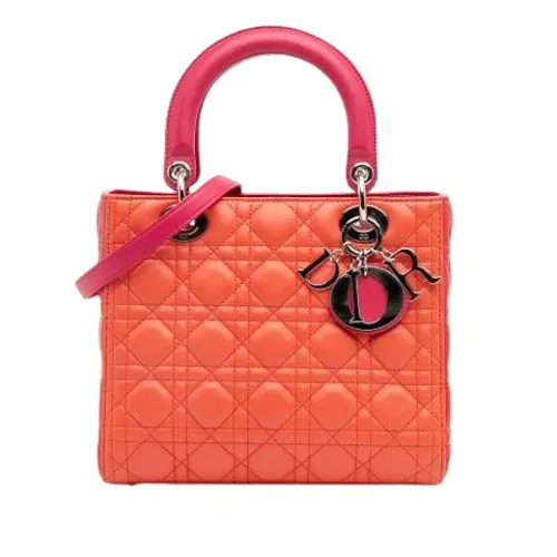 Pre-owned Leather Handbag - Dior Vintage - Modalova