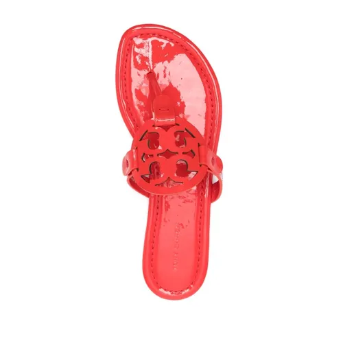 Red Leather Thong Sandals - Tory Burch - Modalova