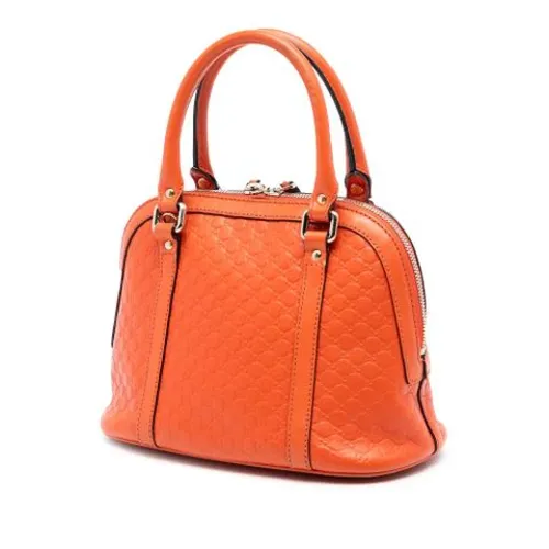 Pre-owned Leather Handbag - Gucci Vintage - Modalova