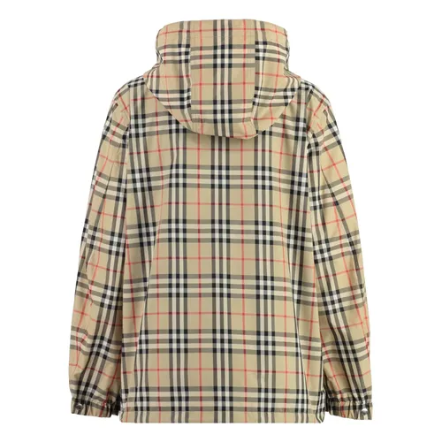 Windbreaker with motif, adjustable drawstring - Burberry - Modalova