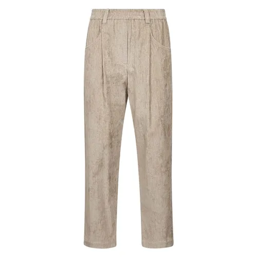 Corduroy Baggy Trousers - Brunello Cucinelli - Modalova