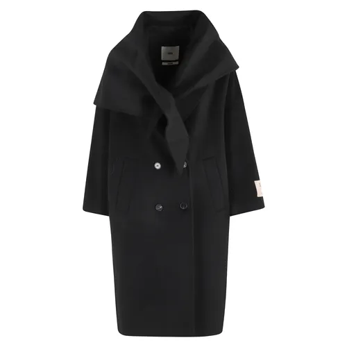 Coats > Double-Breasted Coats - - Solotre - Modalova