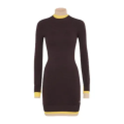 Aubergine Knit Dress - Fendi - Modalova