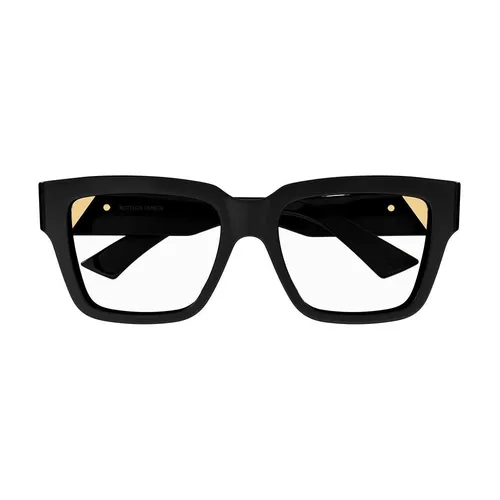 Matte Black Eyewear Frames - Bottega Veneta - Modalova