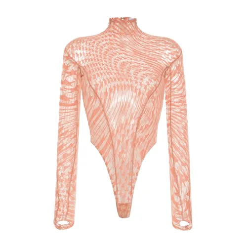 Mugler - Tops > Body - Pink - Mugler - Modalova