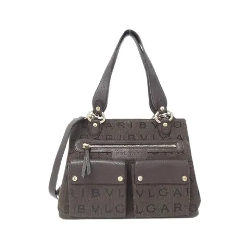 Pre-owned Canvas handbags - Bvlgari Vintage - Modalova