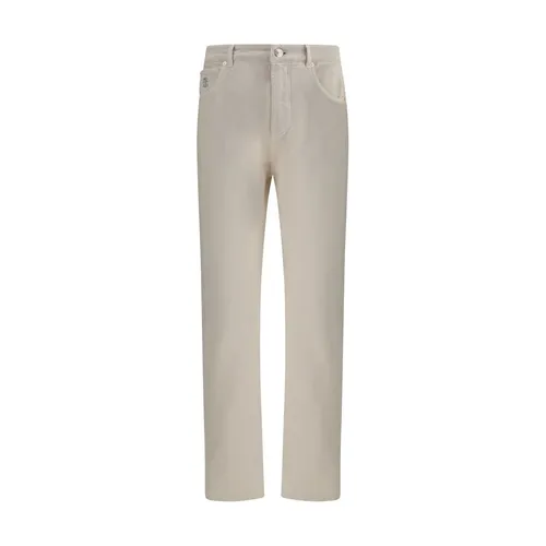 Jeans > Straight Jeans - - Brunello Cucinelli - Modalova