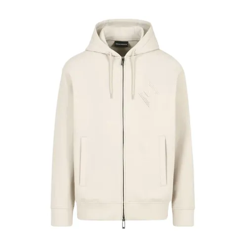 Sweatshirts & Hoodies > Zip-throughs - - Emporio Armani - Modalova