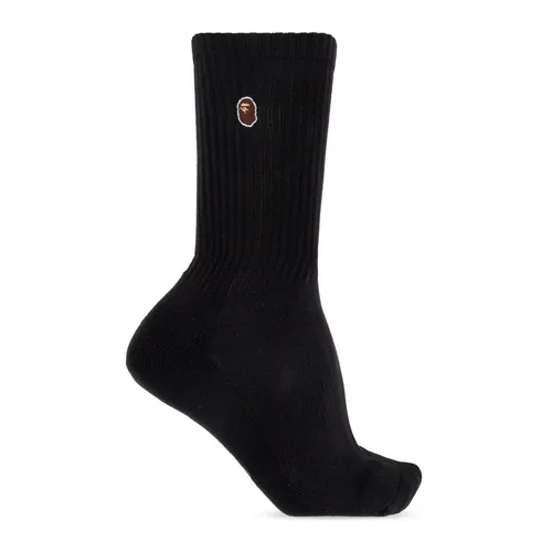 Socken mit Logo - A BATHING APE - Modalova