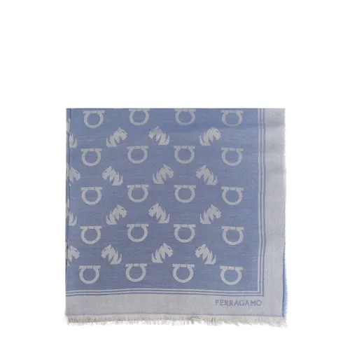 Scarf with monogram - Ferragamo - Modalova