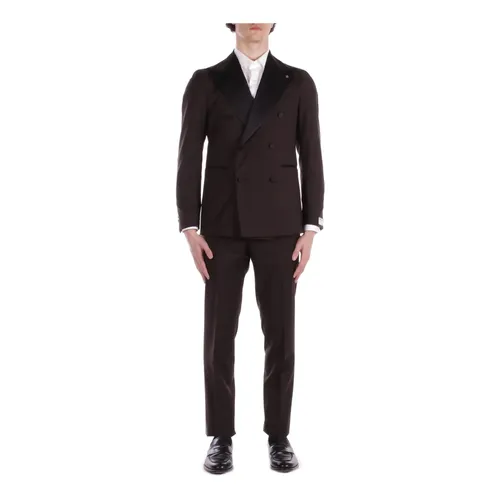 Suits > Suit Sets > Double Breasted Suits - - Tagliatore - Modalova