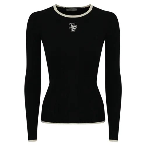 Knitwear > Round-neck Knitwear - - Elisabetta Franchi - Modalova
