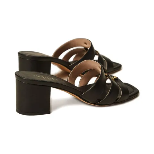 Heeled Mule Sandal - Twinset - Modalova