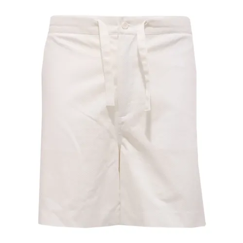 Cotton Bermuda Shorts - Daniele Alessandrini - Modalova