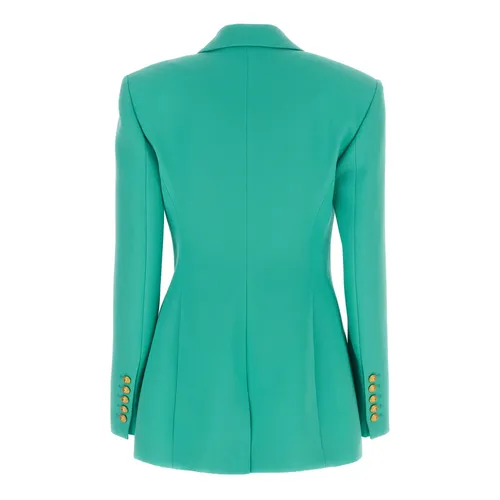 Double-breasted Wool Blazer - Balmain - Modalova