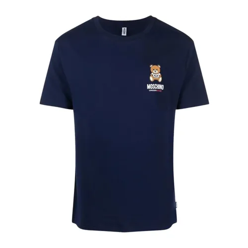Moschino - Tops > T-Shirts - Blue - Moschino - Modalova