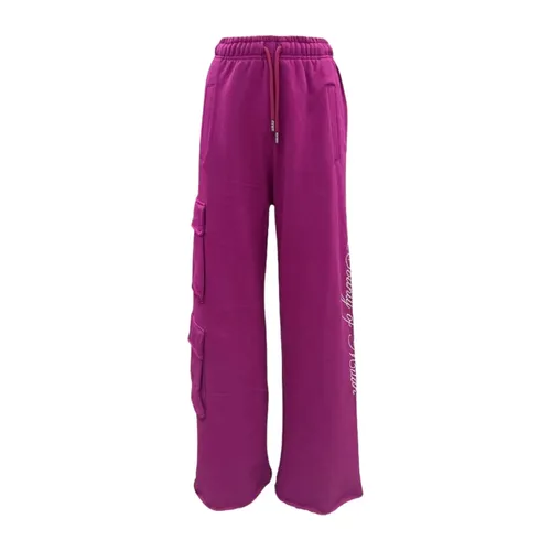 Wide Trousers - Marcelo Burlon - Modalova