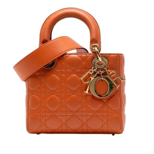 Pre-owned Leather Handbag - Dior Vintage - Modalova