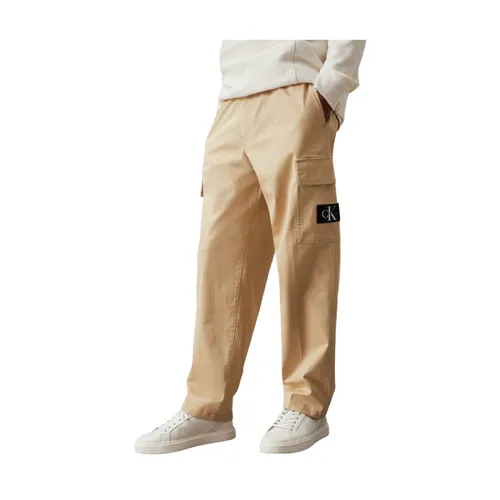 Pantaloni Cargo in Twill di Cotone - Calvin Klein Jeans - Modalova