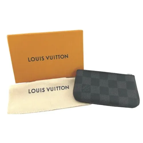 Pre-owned Damier Graphite Coin Case - Louis Vuitton Vintage - Modalova