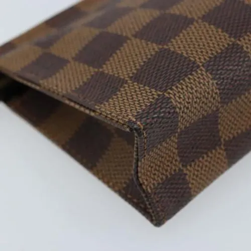 Pre-owned Damier Ebene Pouch - Louis Vuitton Vintage - Modalova