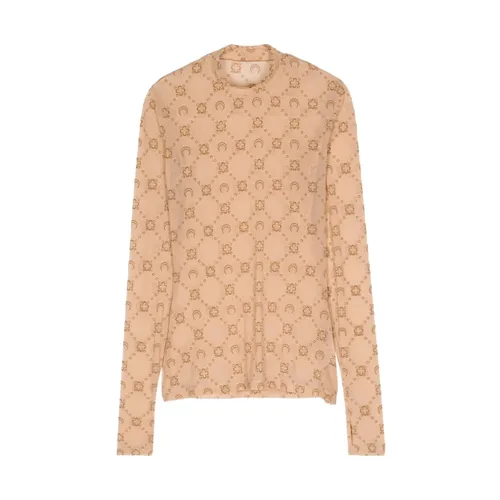 Tops > Long Sleeve Tops - - Marine Serre - Modalova