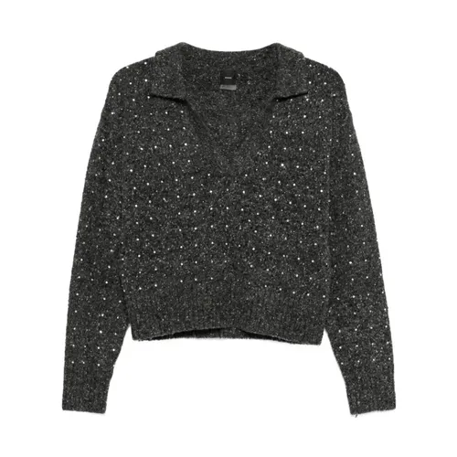 Women's Clothing Sweater Grey Aw25 - Pinko - Modalova