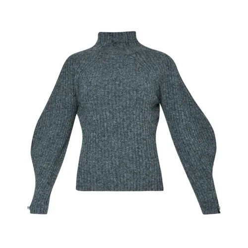 Ribbed High Neck Sweater - Liu Jo - Modalova