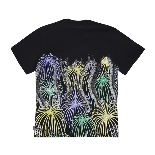 Fireworks Black Tee Short Sleeve - Octopus - Modalova