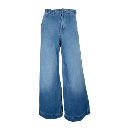Hugo - Jeans > Wide Jeans - Blue - Hugo - Modalova