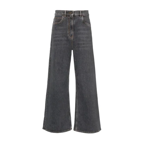 Etro - Jeans > Wide Jeans - Gray - Etro - Modalova