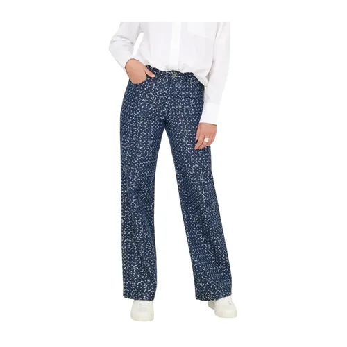 Only - Jeans > Wide Jeans - Blue - Only - Modalova