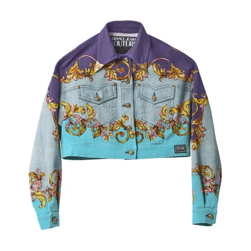 Jackets > Denim Jackets - - Versace Jeans Couture - Modalova