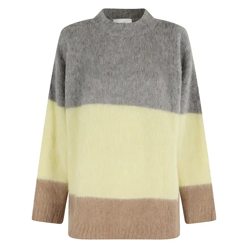 Knitwear > Round-neck Knitwear - - Solotre - Modalova