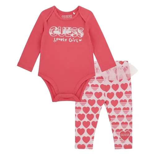 Pink Bodysuit Set for Baby Girls - Guess - Modalova