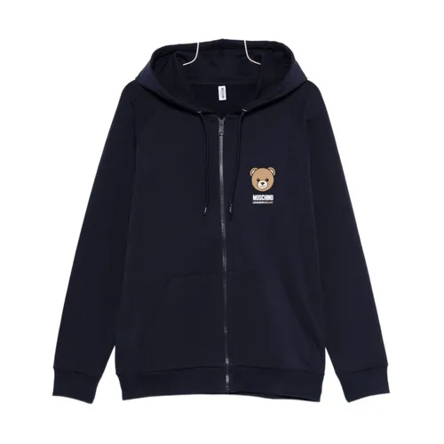 Sweatshirts & Hoodies > Zip-throughs - - Moschino - Modalova